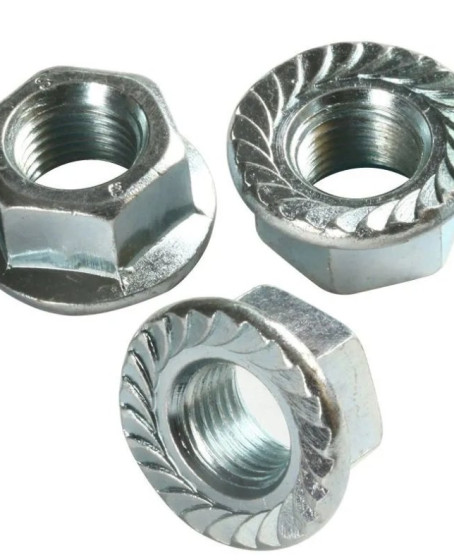 Altıköşe Flanşlı Somun M6 - 100 Adet Altıköşe Flanşlı Somun M6 - 100 Adet
