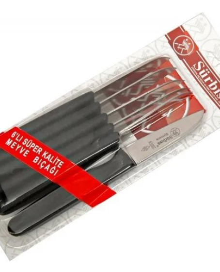 61007 - Sürmene Meyve Bıçağı 7,5 Cm 6 Lı 61007 - Sürmene Meyve Bıçağı 7,5 Cm 6 Lı