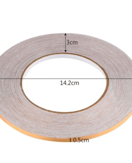 0.5 Cm 50 Metre Gold Fayans Arası Şerit Bant