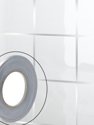 0.5 Cm Kalınlık Gümüş Fayans Arası Şerit Bandı 50 Metre Banyo Derz Dekor Bandı 0.5 Cm Kalınlık Gümüş Fayans Arası Şerit Bandı 50 Metre Banyo Derz Dekor Bandı