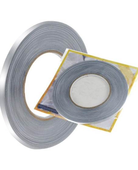 0.5 Cm Kalınlık Gümüş Fayans Arası Şerit Bandı 50 Metre Banyo Derz Dekor Bandı