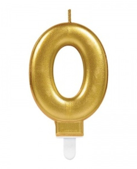 0 Rakam Mum Gold Renk