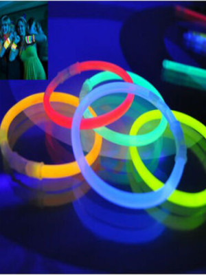 10 Adet Glow Stick Bracelet Fosforlu Kırılan Çubuk Bileklik