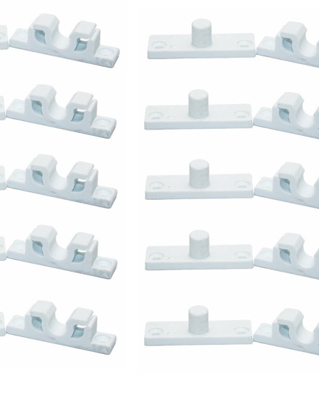 10 Adet Plastik Beyaz Sineklik Çıtçıtı – Dayanıklı ve Pratik Sineklik Sabitleme Aparatı