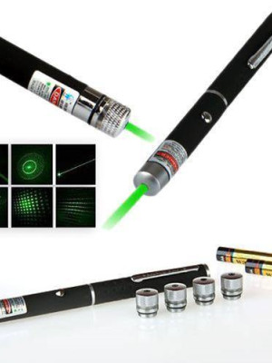 Yeşil Lazer Pointer 3000 mW 15 Km Etkili (Tek Başlık 5 Model)