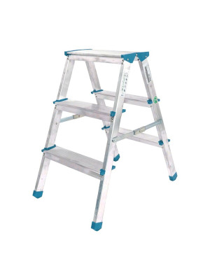 ÇİFT BASAMAKLI ALÜMİNYUM METAL MERDİVEN YÜKSEKLİK 69CM BAŞ GENİŞLİK 8CM ÇİFT BASAMAKLI ALÜMİNYUM METAL MERDİVEN YÜKSEKLİK 69CM BAŞ GENİŞLİK 8CM