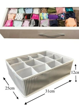 12 Bölmeli Pratik Bölmeli Çekmece Düzenleyici Organizer(İç Çamaşırı Kravat Çorap Düzenleyici) 12 Bölmeli Pratik Bölmeli Çekmece Düzenleyici Organizer(İç Çamaşırı Kravat Çorap Düzenleyici)