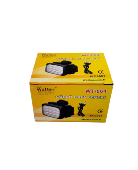 12 Ledli Güçlü Şarjlı Kafa Lambası WT-064 12 Ledli Güçlü Şarjlı Kafa Lambası WT-064