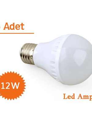 12W Enerji Tasarruflu Led Ampul ( 3 Adet )