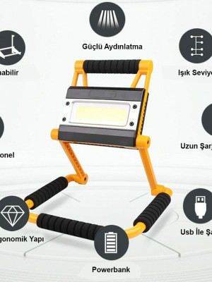 1300 Lümen Güçlü Aydınlatma Wt-328 Güçlü Fener