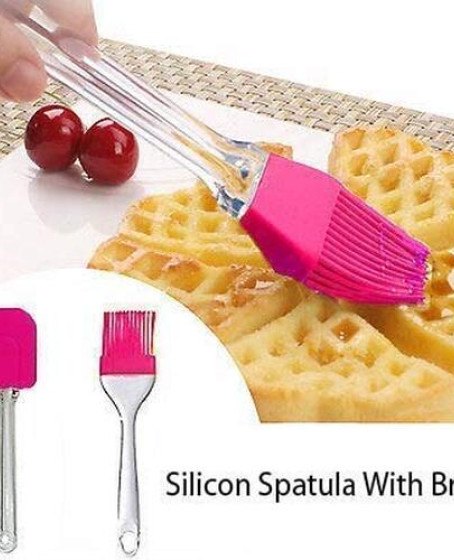 2'li Silikon Pasta - Börek - Poğaça Yağ Fırçası ve Spatula Seti 2'li Silikon Pasta - Börek - Poğaça Yağ Fırçası ve Spatula Seti