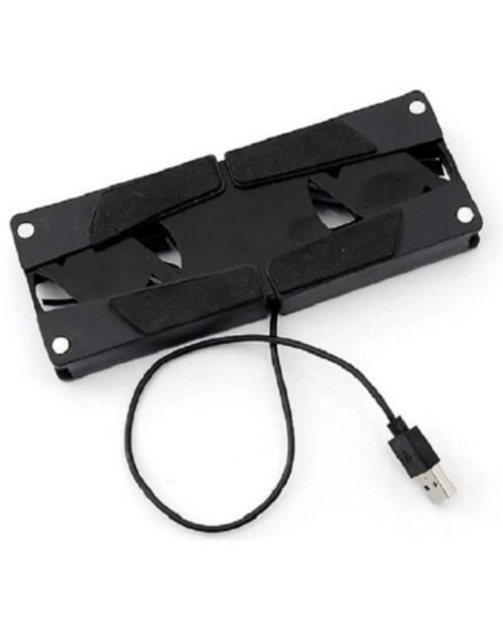 2 Fanlı Notebook Soğutucu Portatif Katlanabilir Laptop Soğutucu Fan Usbli Stand Bilgisayar Fanı