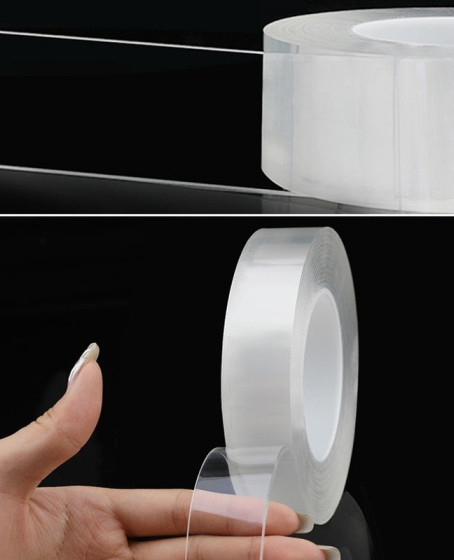 2 metre x 3 cm Şeffaf Güçlü Nano Çift Taraflı Silikon Jel Yapıştırıcı Bant 2 metre x 3 cm Şeffaf Güçlü Nano Çift Taraflı Silikon Jel Yapıştırıcı Bant