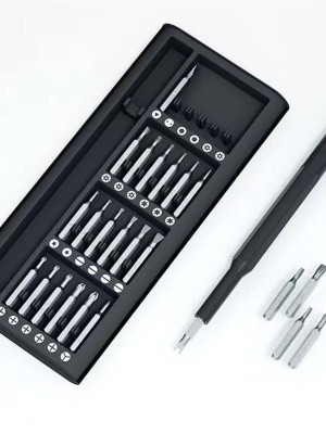 25 Parça Çok Fonksiyonlu Hassas Tornavida Seti – Telefon Tablet Elektronik Tamir Tornavida Seti