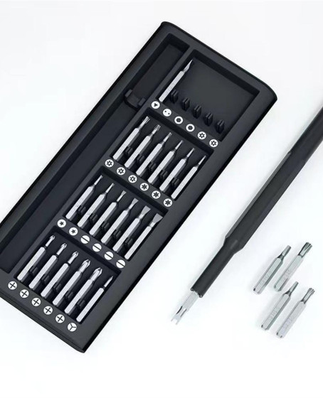 25 Parça Çok Fonksiyonlu Hassas Tornavida Seti – Telefon Tablet Elektronik Tamir Tornavida Seti