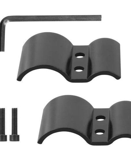 2x10mm 31mm Namlu Montaj Klip Taktik El Feneri Torch Sight Lazer Kapsam Kelepçe