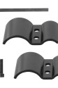 2x10mm 31mm Namlu Montaj Klip Taktik El Feneri Torch Sight Lazer Kapsam Kelepçe