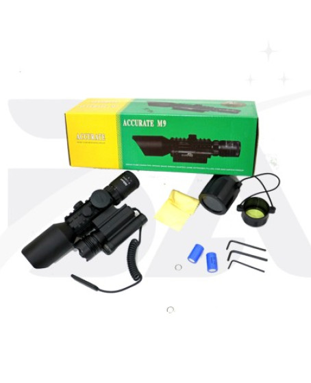 3-10x42 Zoomlu Av Dürbünü Lazer Zenon Fenerli M9