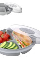 3 Bölmeli Kapaklı Pratik Kahvaltılık 3 Bölmeli Kapaklı Pratik Kahvaltılık