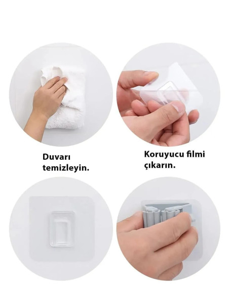 3 Lü Renkli Yapışkanlı Mop Fırça Çek pas Sap Tutucu Organizer Mutfak Banyo Düzenleyici 3 Lü Renkli Yapışkanlı Mop Fırça Çek pas Sap Tutucu Organizer Mutfak Banyo Düzenleyici