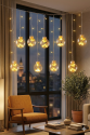3 Metre 10 Toplu Perde LED Işık - Gün Işığı Şeffaf Dekoratif Aydınlatma - 8 Fonksiyonlu Led 3 Metre 10 Toplu Perde LED Işık - Gün Işığı Şeffaf Dekoratif Aydınlatma - 8 Fonksiyonlu Led