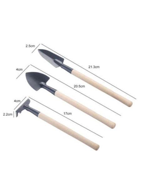3 Parça Mini Bitki Hobi Seti - Bahçe Saksı Sukulent Bakım Çapa-Tırmık-Kürek 3 Parça Mini Bitki Hobi Seti - Bahçe Saksı Sukulent Bakım Çapa-Tırmık-Kürek