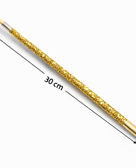 30 cm Altın Gold Payetli Sigara Tutacağı – 1920’ler Gatsby Parti Aksesuarı