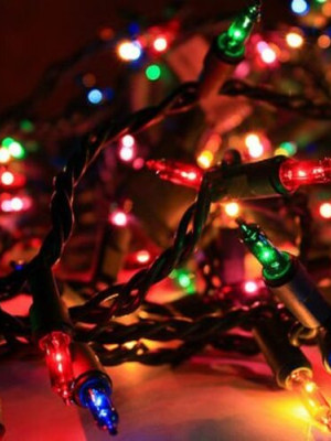 30 Ledli Pirinç Renkli Yılbaşı Ağacı Işığı