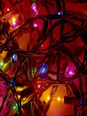 30 Ledli Pirinç Renkli Yılbaşı Ağacı Işığı