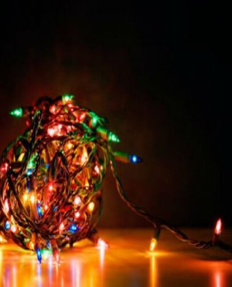 30 Ledli Pirinç Renkli Yılbaşı Ağacı Işığı