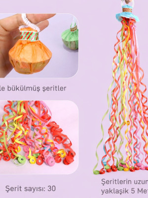 30 Şeritli Renkli Elle Atılan Konfeti – 5 Metre Uzayan Şerit Konfeti 1 Adet 30 Şeritli Renkli Elle Atılan Konfeti – 5 Metre Uzayan Şerit Konfeti 1 Adet