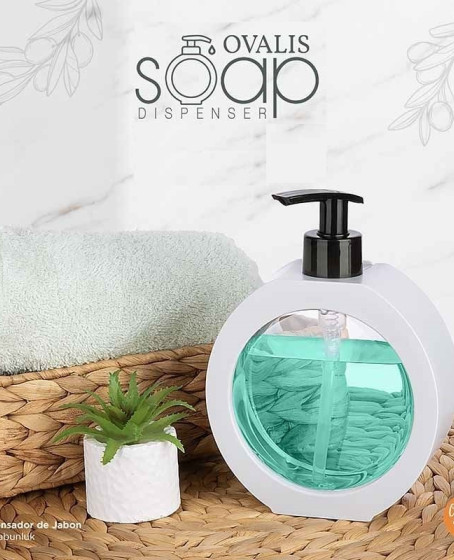 350 ML Tezgah Üstü Oval Banyo Mutfak Sıvı Sabunluk Banyo Mutfak Bulaşık Lavabo Deterjanlık 350 ML Tezgah Üstü Oval Banyo Mutfak Sıvı Sabunluk Banyo Mutfak Bulaşık Lavabo Deterjanlık