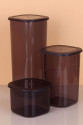 3lü Saklama Kabı - 1750-1200-550ML Koyu Şeffaf 3lü Saklama Kabı - 1750-1200-550ML Koyu Şeffaf