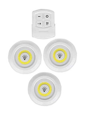 3lü Uzaktan Kumandalı Yapışkanlı Kablosuz Led Spot Lambalar 3lü Uzaktan Kumandalı Yapışkanlı Kablosuz Led Spot Lambalar