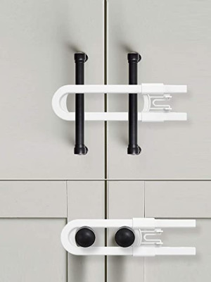 4 Adet Çocuk Koruma Kilidi - Slide Dolap Çekmece Kilidi Sürgülü Kilit 4 Adet Çocuk Koruma Kilidi - Slide Dolap Çekmece Kilidi Sürgülü Kilit