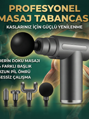 4 Başlıklı 6 Kademeli Titreşimli Şarjlı Mini Masaj Aleti 4 Başlıklı 6 Kademeli Titreşimli Şarjlı Mini Masaj Aleti