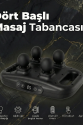 4 Başlıklı Masaj Tabancası - Ergonomik Derin Doku Sırt ve Boyun Masaj Aleti Ağrı ve Sızı Giderici 4 Başlıklı Masaj Tabancası - Ergonomik Derin Doku Sırt ve Boyun Masaj Aleti Ağrı ve Sızı Giderici