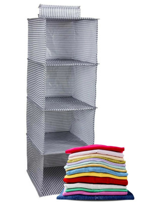  4 Gözlü Dolap Organizer Zebra Model