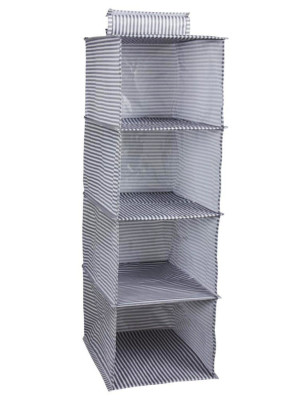  4 Gözlü Dolap Organizer Zebra Model