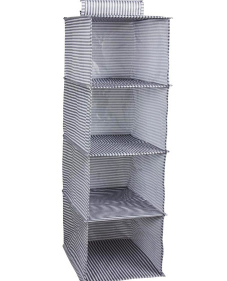  4 Gözlü Dolap Organizer Zebra Model