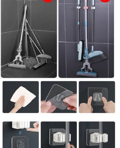 4 Lü Kelebek Yapışkanlı Mop Fırça Çekpas Sap Tutucu Organizer Banyo Düzenleyici 4 Lü Kelebek Yapışkanlı Mop Fırça Çekpas Sap Tutucu Organizer Banyo Düzenleyici