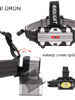 4 Modlu Sensörlü Şarjlı Güçlü Kafa Lambası Wt-248