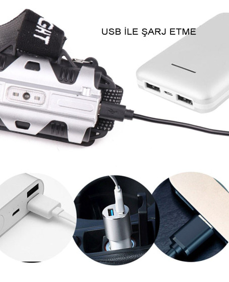 4 Modlu Sensörlü Şarjlı Güçlü Kafa Lambası Wt-248 4 Modlu Sensörlü Şarjlı Güçlü Kafa Lambası Wt-248