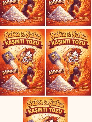 5 Adet Kaşıntı Tozu Şaka Kaşıntı Tozu Eğlence Şaka Amaçlı Toz