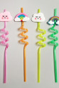 5 Parça Renkli Pipet Seti - Emojili Spiral Kokteyl- Çocuk Pipeti Temizleme Fırçalı 5 Parça Renkli Pipet Seti - Emojili Spiral Kokteyl- Çocuk Pipeti Temizleme Fırçalı