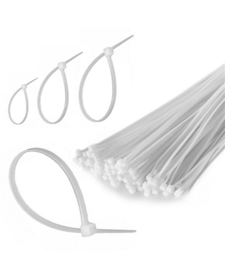 50 Adet Plastik Cırt Kelepçe Kablo Bağı Kablo Düzenleyici-4.8 X 380 MM