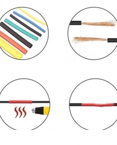 560 Parça Makaron Seti Kapaklı Kutulu Kablo Birleştirme Koruyucu Sıcaklıkla Daralan Makaron Set 560 Parça Makaron Seti Kapaklı Kutulu Kablo Birleştirme Koruyucu Sıcaklıkla Daralan Makaron Set