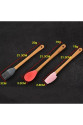 5'li Renkli Ahşap Saplı Silikon Uçlu Spatula Fırçalı Kaşık Seti -Yemek Hazırlık Seti 21 Cm 5'li Renkli Ahşap Saplı Silikon Uçlu Spatula Fırçalı Kaşık Seti -Yemek Hazırlık Seti 21 Cm