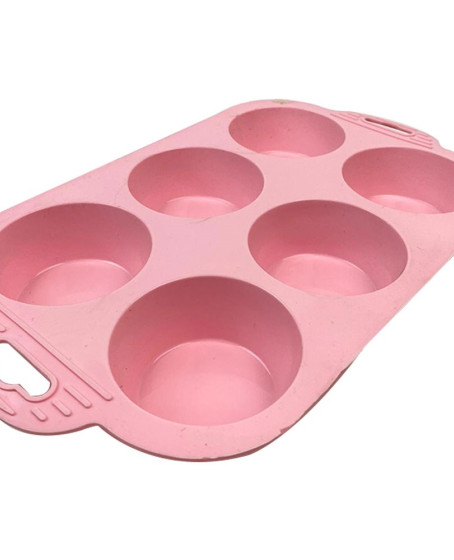 6 Bölmeli Silikon Muffin Kek Kalıbı 6 Bölmeli Silikon Muffin Kek Kalıbı