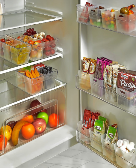6 lı Buzdolabı İçi Mini Düzenleyici Kutu Organizer - Buzdolabı Kapak Düzenleyici